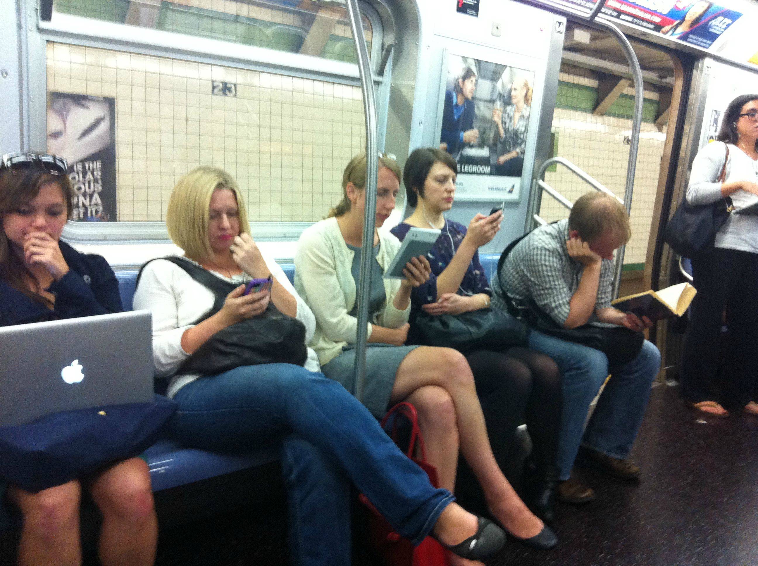 germany people read in subway
