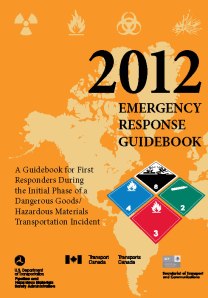 Emergency Response Guidebook 2012 available at http://bookstore.gpo.gov