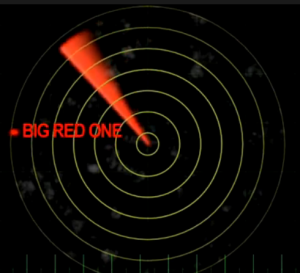 Tracking Santa call sign Big-Red-One on NORAD Santa Tracker Radar