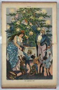 Victorian German style Christmas Xmas tree1899