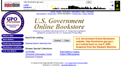US_ Government_Online Bookstore_Wayback-Machine_20000708