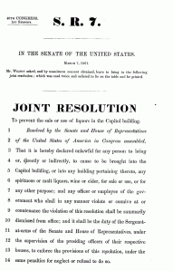 S.R. 7, 40th Congress, 1867 Library of Congress