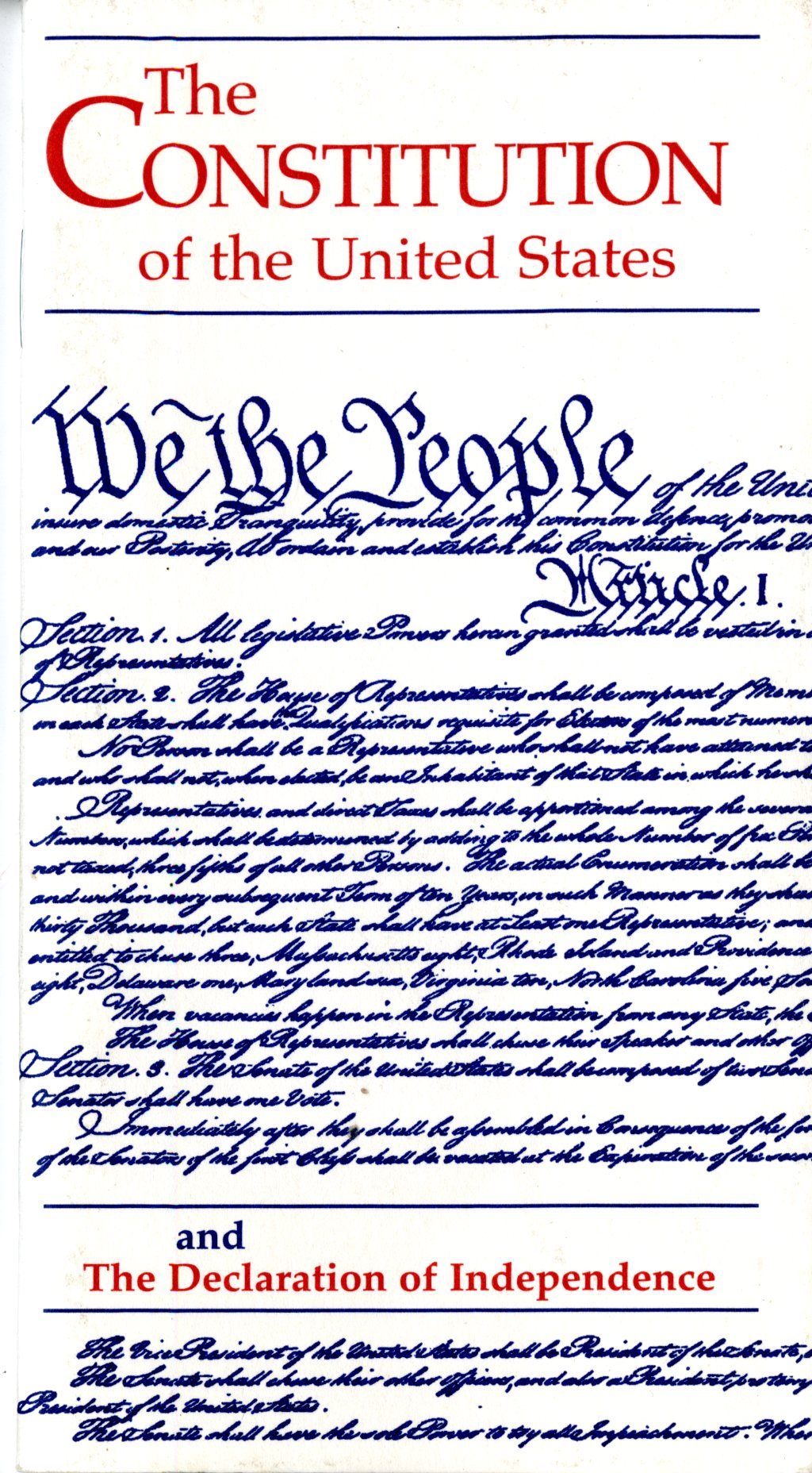 the constitution of the united states and the declaration